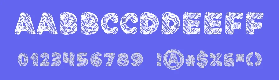 Fibography by Måns Grebäck — Decorative Font — thumbnail 3