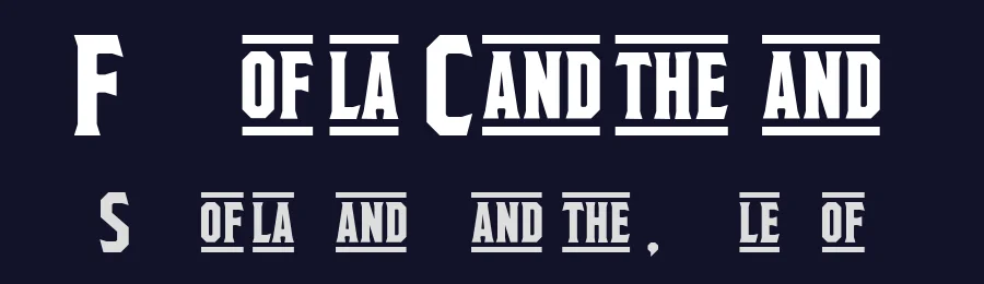 Fields of Cathay by HENRIavecunK Type Co — Decorative Font — thumbnail 2