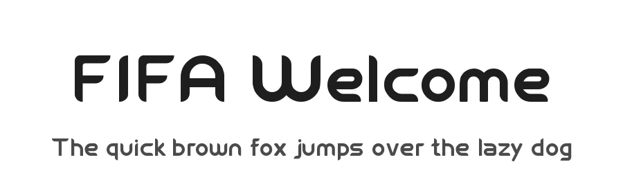 FIFA Welcome by hacker2009i — Display Font