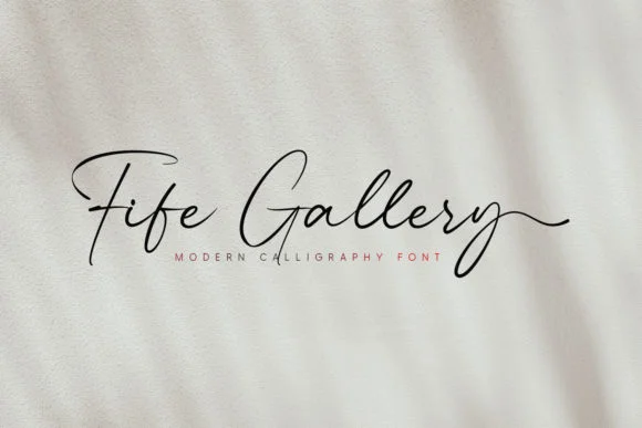 Fife Gallery Font by lemonthe — Script Handwritten Font