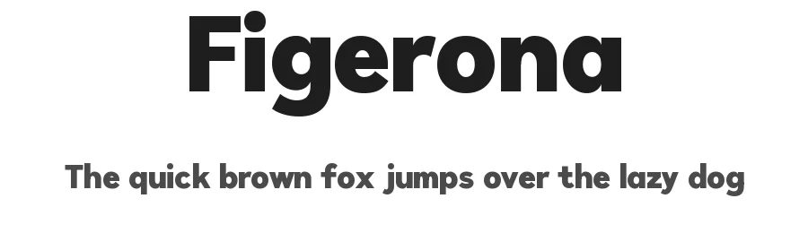 Figerona by Faqih Fawaji — Sans Serif Font