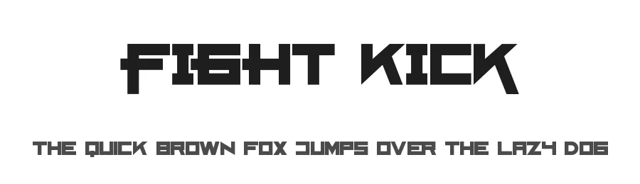 Fight Kick by Calligraphy Fonts — Display Font