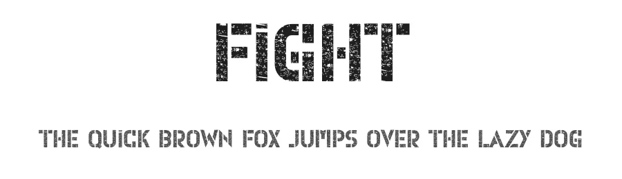 Fight by Design Vector10 — Decorative Font