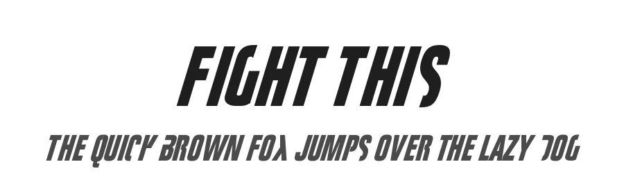 Fight This by Apostrophic Labs — Display Font