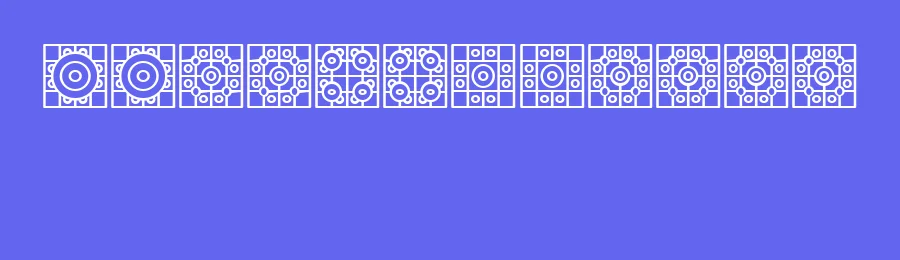 Filling by Vladimir Nikolic — Dingbats Font — thumbnail 3