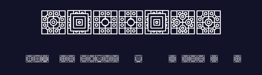 Filling by Vladimir Nikolic — Dingbats Font — thumbnail 2