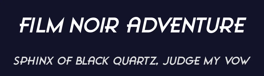 Film Noir Adventure by Hawtpixel — Decorative Font — thumbnail 2