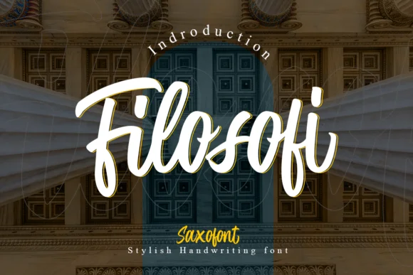 Filosofi Font by saxofontid by saxofontid — Script Handwritten Font