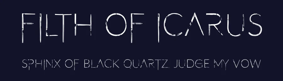 Filth of Icarus by Fontmonger — Decorative Font — thumbnail 2