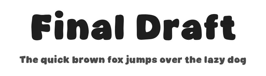 Final Draft
