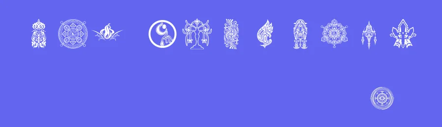 Final Fantasy Symbols by hechicero — Dingbats Font — thumbnail 3