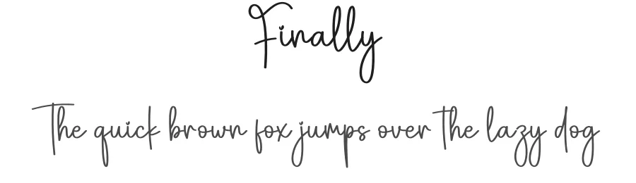 Finally