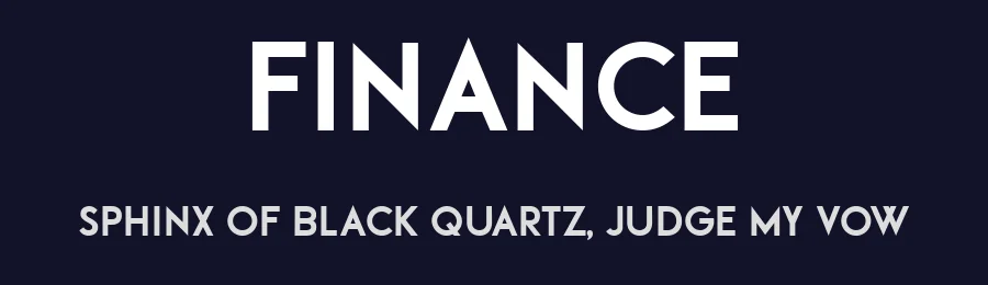 Finance by Vladimir Nikolic — Sans Serif Font — thumbnail 2