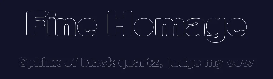 Fine Homage by Woodcutter — Sans Serif Font — thumbnail 2