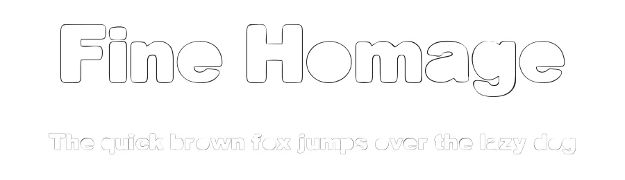 Fine Homage by Woodcutter — Sans Serif Font