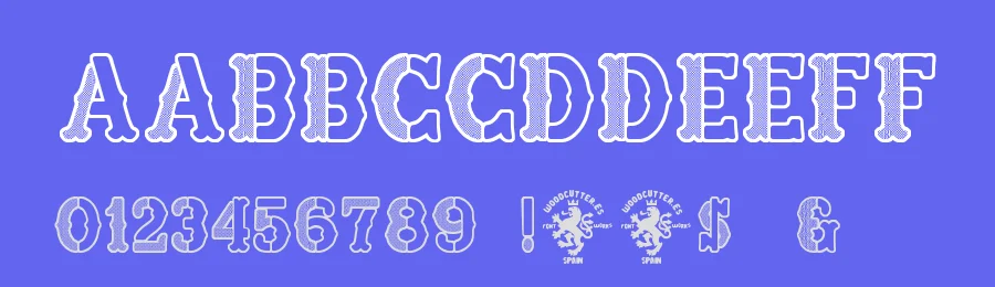 Fine Sheriff by Woodcutter — Decorative Font — thumbnail 3