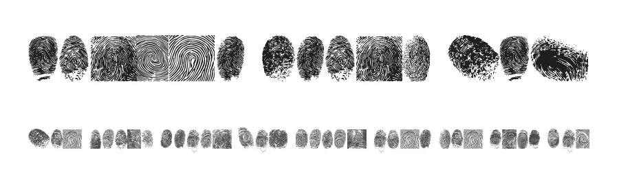 Finger Print TFB by zanatlija — Dingbats Font
