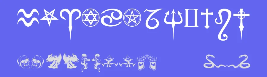 Fiolex Mephisto Dingbats by Fiolex Graphics — Dingbats Font — thumbnail 3