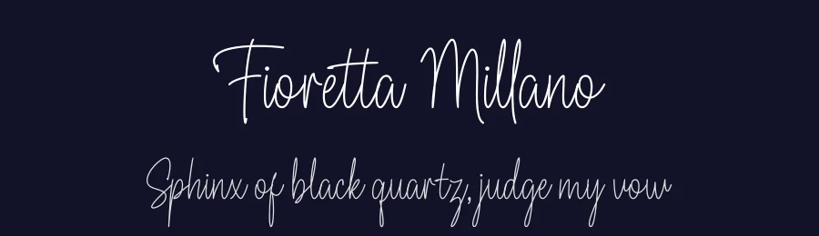 Fioretta Millano by Almarkhatype — Script Handwritten Font — thumbnail 2