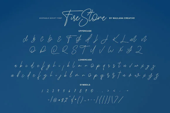 Fire Stone Font by Maulana Creative — Script Handwritten Font — thumbnail 7