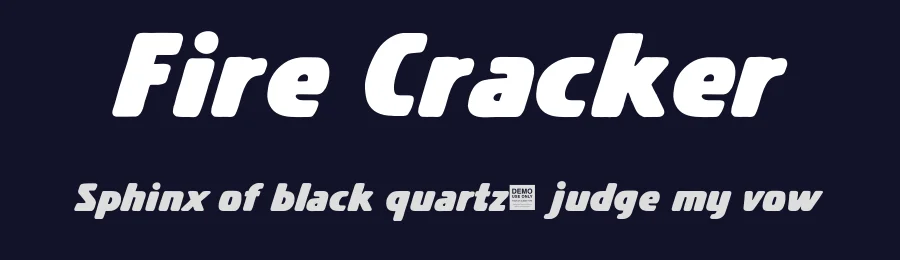 Fire Cracker by BLKBK Fonts — Decorative Font — thumbnail 2
