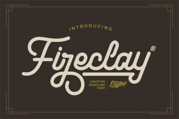 Fireclay Font by ergibi studio — Script Handwritten Font