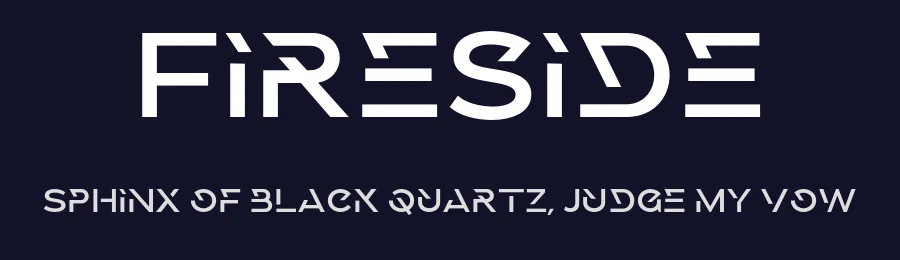 Fireside by Saridezra — Display Font — thumbnail 2