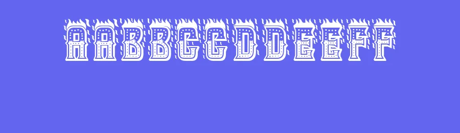 Firing by Vladimir Nikolic — Decorative Font — thumbnail 3