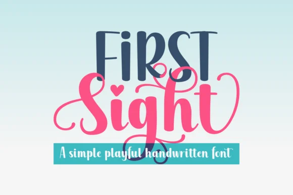 First Sight Font by Jasm (7NTypes) — Script Handwritten Font