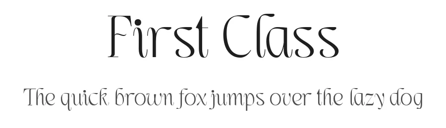 First Class