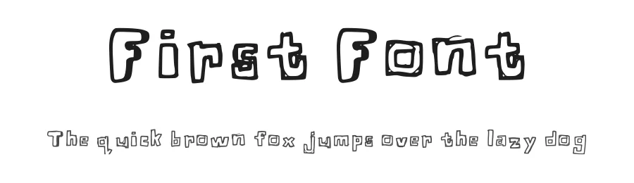 First Font
