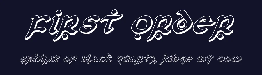 First Order by Iconian Fonts — Dingbats Font — thumbnail 2