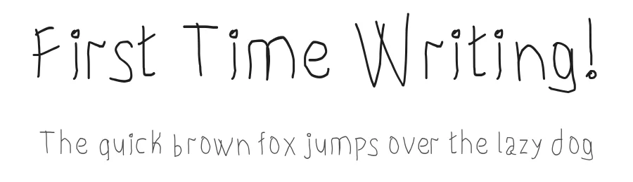 First Time Writing!