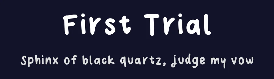 First Trial by levannter — Script Handwritten Font — thumbnail 2
