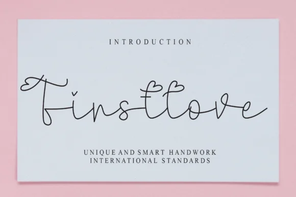 Firstlove Font by Creativewhitee by Creativewhitee — Script Handwritten Font