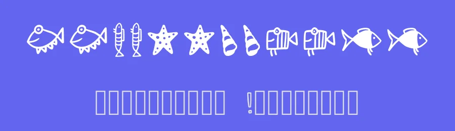 Fisch eh01 by Elia Hvalic — Dingbats Font — thumbnail 3