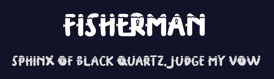 Fisherman by Vunira Design — Decorative Font — thumbnail 2