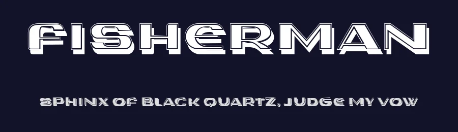 Fisherman by Vladimir Nikolic — Sans Serif Font — thumbnail 2