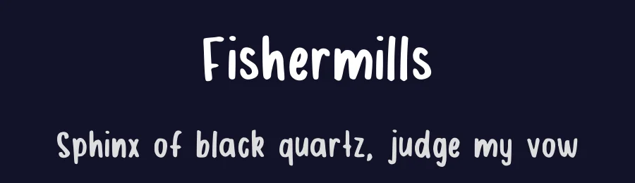 Fishermills by Joe O'Connor — Script Handwritten Font — thumbnail 2