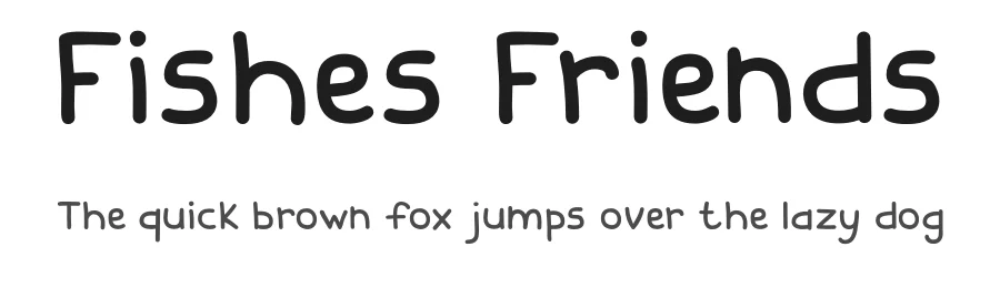 Fishes Friends by Youssef Habchi — Decorative Font