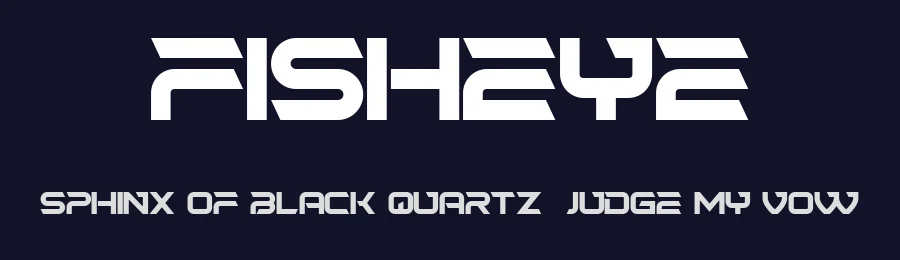 Fisheye by Vladimir Nikolic — Display Font — thumbnail 2