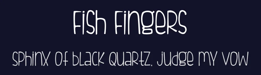 Fish Fingers by Brittney Murphy Design — Decorative Font — thumbnail 2