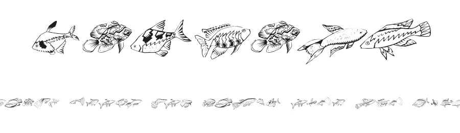 Fishing by Manfred Klein — Dingbats Font