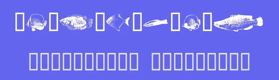 FishyPrint AOE by Astigmatic One Eye Typographic Institute — Dingbats Font — thumbnail 3