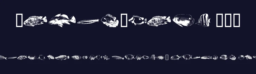 FishyPrint AOE by Astigmatic One Eye Typographic Institute — Dingbats Font — thumbnail 2