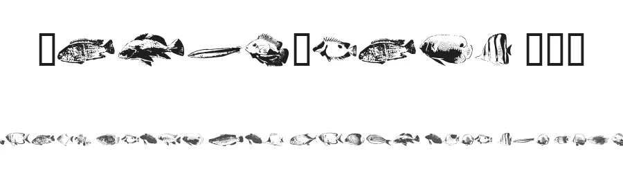 FishyPrint AOE by Astigmatic One Eye Typographic Institute — Dingbats Font