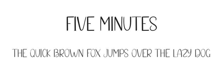 Five Minutes