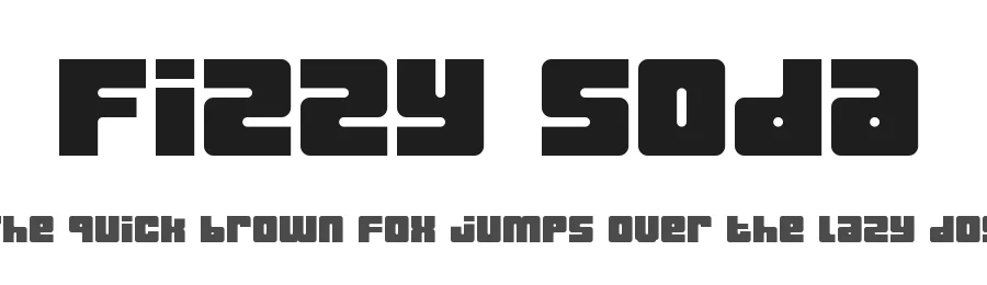 Fizzy Soda by Chequered Ink — Sans Serif Font