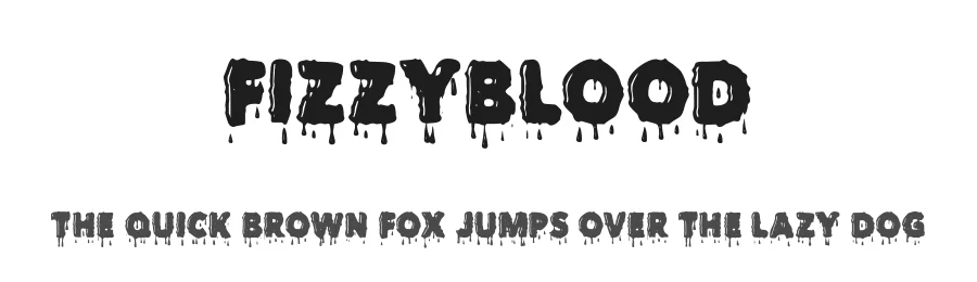 Fizzyblood by Billy Argel Fonts ® — Decorative Font