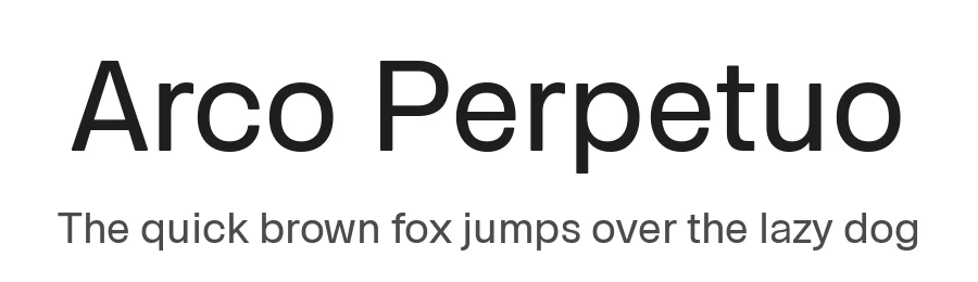 Arco Perpetuo by Alfredo Marco Pradil — Display Font